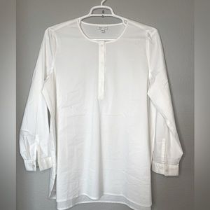 NWOT J. Jill Tunic Shirt in Classic White - XL